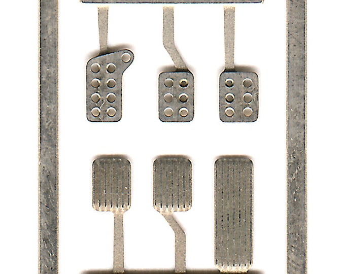 photo etched 1:43 pedal sets (2 sets with 2 different shapes) Tameo FT31