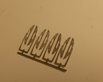 1:43 photoetched windscreen wipers for road and racing cars standard type pack of 4 couples mm 16.00 Mini Racing