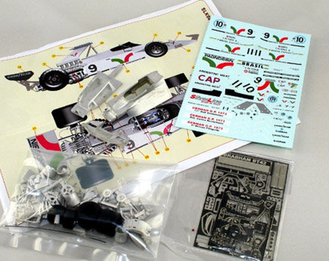 Brabham Cosworth BT42 F.1 German GP 1973 Rolf Stommelen or Wilson Fittipaldi TAMEO Kits SLK087 1:43 to paint and to assemble