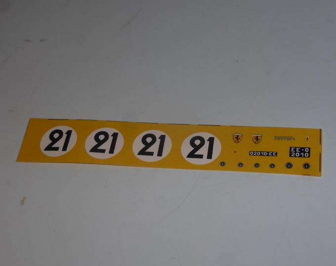 1:43 waterslide decals for Ferrari 250 GT SWB 1811GT Le Mans 1960 #21 "Beurlys"/Bianchi Cartograf production