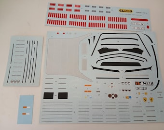 waterslide serigraphed 1:18 decals set for Ferrari 288 GTO 1984 Robustelli Cartograf production
