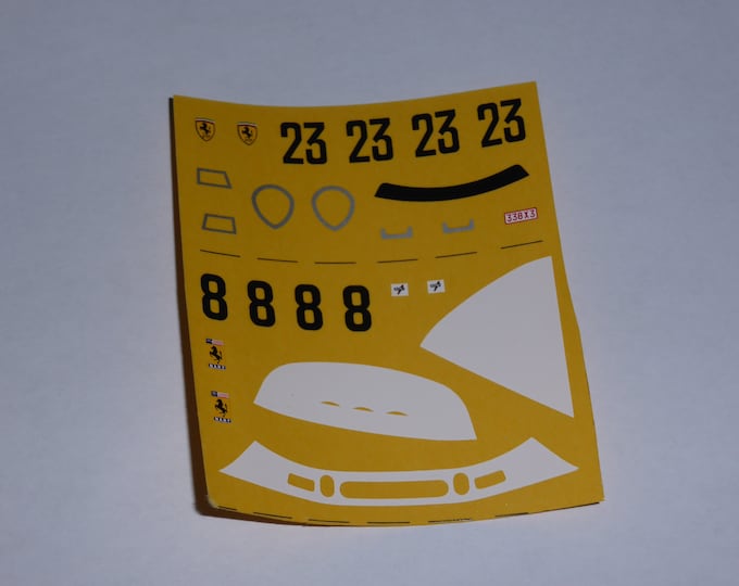 original Annecy decals for Ferrari 250 LM Le Mans 1964 n.23 / Reims 1964 n.8 1:43