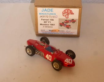 Ferrari 156 F.1 V6-65 degrees GP Monaco 1961 #40 Von Trips Jade factory built 1:43 J43172B