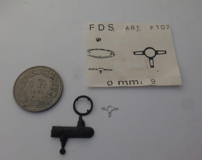 1:43 plastic and photoetched 3-spoke steering wheel mm 9 for sports and racing cars of the 60-70s FDS F107