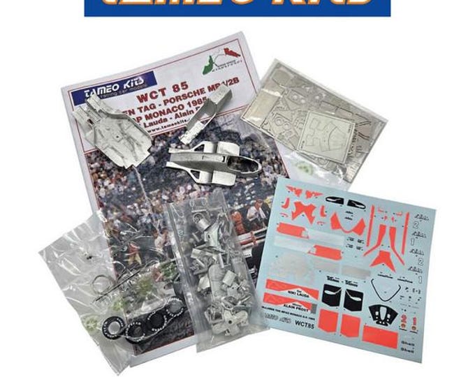 McLaren Porsche MP4/2B F.1 Monaco GP 1985 Lauda or Prost TAMEO Kits WCT-085 1:43 to paint and to assemble