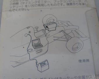 1:20 timing monitor and book computer for Formula 1 teams 90s Modeler's R004-1200