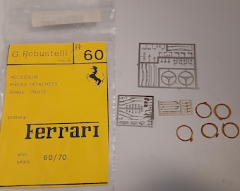 1:43 photoetched sets to superdetail Ferrari Sport-Prototypes 1962-1973 Robustelli R60
