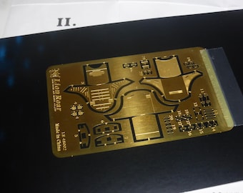 Lion Roar LE48002 WW2 US Airplane photoetched seats and buckles 1:48 scale set lots of pieces