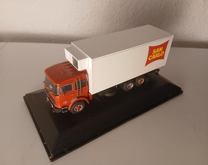 FIAT 170 3-axles frigo San Carlo special Handbuilt model by Nonomologati 1:87 H0