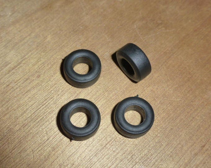 Set of 4 tires, slick - Model car accessories - Scale model tires - 1:43 mm6.9x15.1x7.3 #4337