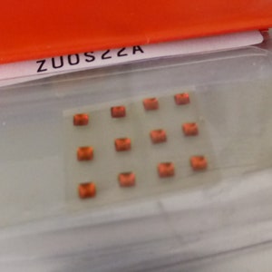 pack of 12 square lights (orange) for model cars and other models mm2x2 Tron PHS22A