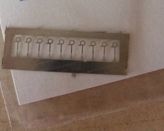 photoetched bonnet hooks for 1:43 scale models Carrara SP21 (pack of 10)