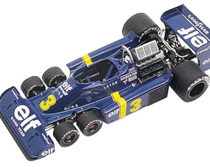 Tyrrell Ford Cosworth P34 Formula 1 Japan GP 1976 Scheckter / Depailler TAMEO Kits TMK222 1:43 to paint and to assemble