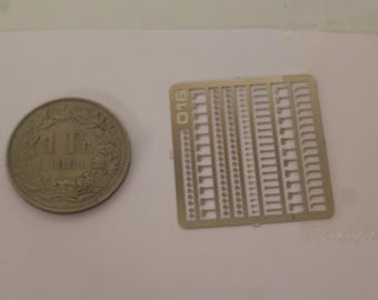 1:43 photoetched battery circuit cut switches for racing cars - many different shapes