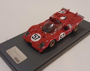 Ferrari 512S Works car chassis #1010 1000km Nurburgring 1970 #57 Giunti/Merzario Madyero by Remember 1:43 Factory built