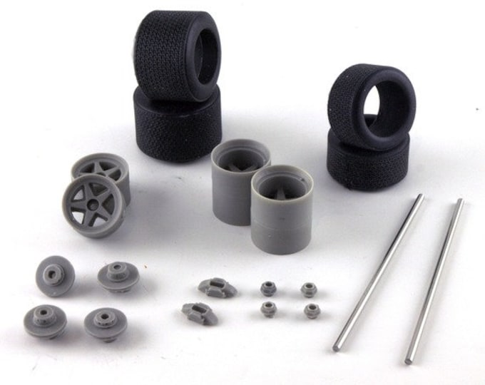 1:24 wheels, disc brakes and tires for Porsche 917 (1970-1971) etc Le Mans Miniatures ACW124010