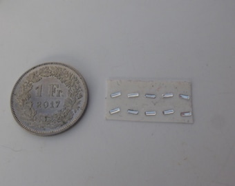 pack of 10 lights for model cars and other models mm 2.6x1.4 rectangular CLEAR Remember production