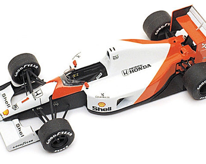 McLaren Honda MP4/6 Formula 1 Monaco GP 1991 Senna TAMEO Kits WCT-091 1:43 to paint and to assemble
