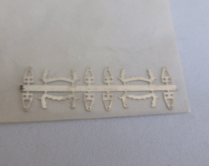 Pack of photoetched frames and supports for windscreens of 50s single seaters 1:43 scale FDS 5F