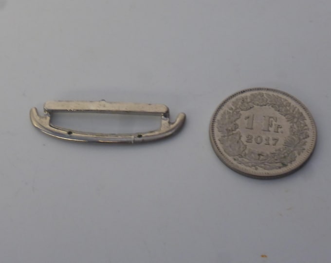 white metal 1:43 scale front bumper for Ferrari 250 GT TDF SWB etc (nikeled)