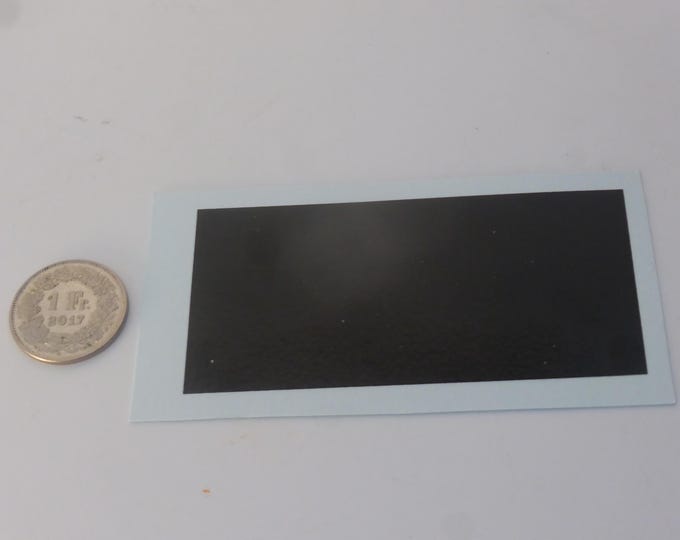 Waterslide serigraphed decals gloss DEEP BLACK colour (printed area cm 8.3x4.2)