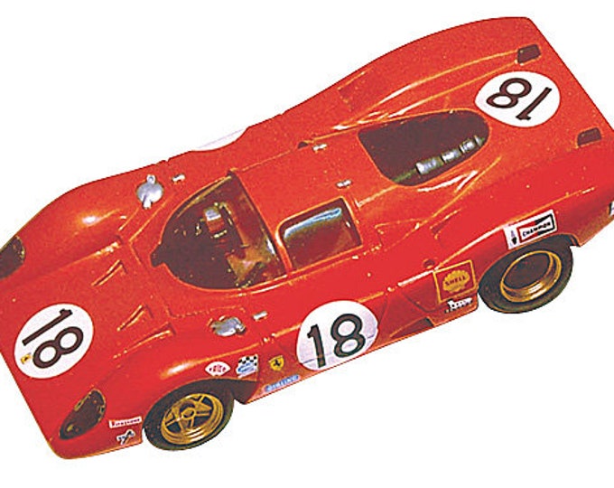 Ferrari 312 P Coupé 24h Le Mans 1969 #18/19 Tameo Kits TMK030 1:43 to paint and to assemble