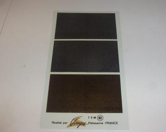 1/24 or 1/20 waterslide decals sheet KEVLAR EFFECT three colours Virages catalogue number TEM80
