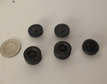 1:43 wheels set for medium trucks of the 70-80s Iveco Fiat OM Magirus Unic etc Nonomologati
