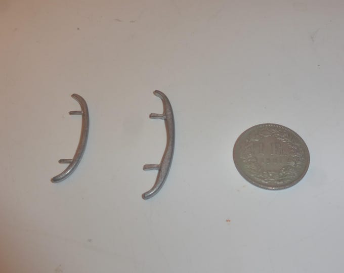 white metal 1:43 scale front/rear bumpers for Porsche 356