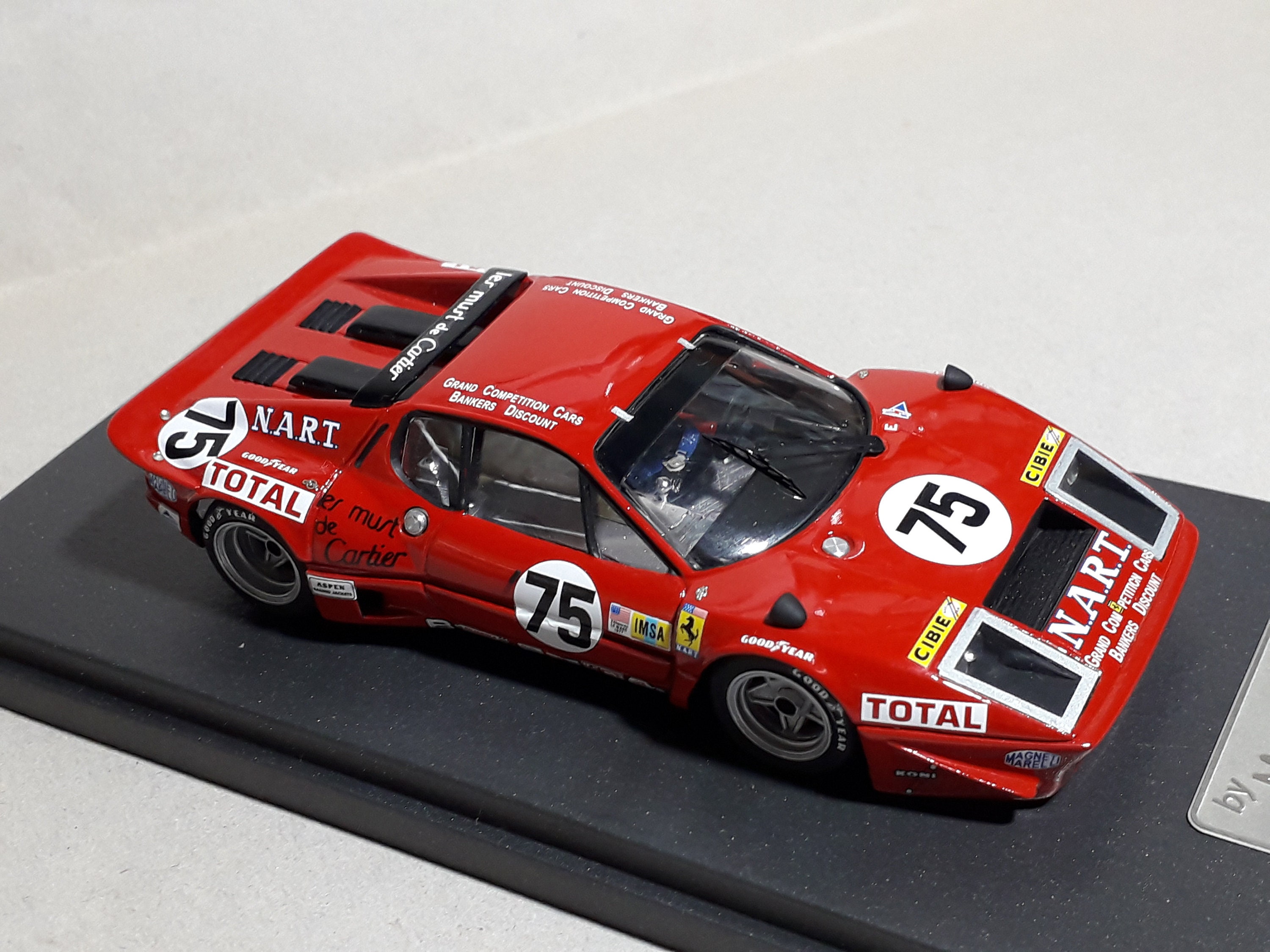 AMR FERRARI BB Nart n°75 Le Mans 1977 1.43 - FR