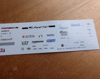 1:43 decals different logos Everest, Stipa, FIA Historic, HF, etc