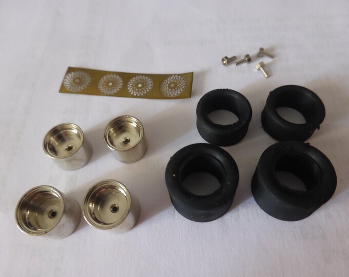 high definition 1:43 BBS wheels for racing cars Group 5/Group C gold Horbra ZR5053