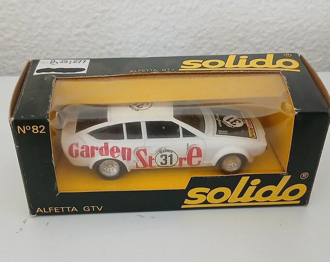 Solido 82 Alfa Romeo Alfetta GTV6 Gr2 competition 1:43 vintage diecast model