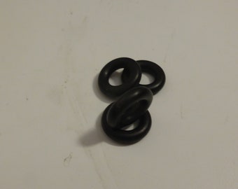 set of 4 tires to restore old 1:43 diecasts (Dinky France series 24/500 etc) - black mm 14.10x3.54 - 3MJA catalogue n.837