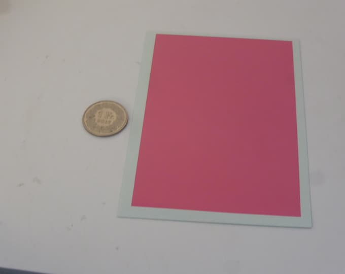 Waterslide decals sheet GLOSS PINK colour (cm 11.25x7.65) Interdecal production