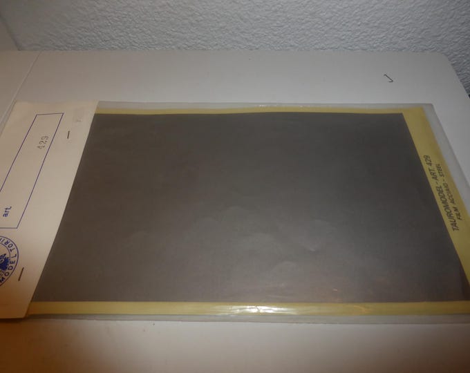 dark metallic grey waterslide decal sheet ("steel" effect) cm 20x13 Tauro Model catalogue number 429