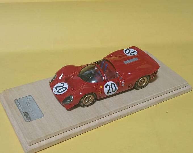 Ferrari 330 P4 Spyder ch.0846 Le Mans 1967 #20 Scarfiotti/Parkes AMR Annecy built by Madyero Studio 1:43