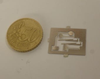 1:43 photoetched set of windscreen wipers internal and external mirrors