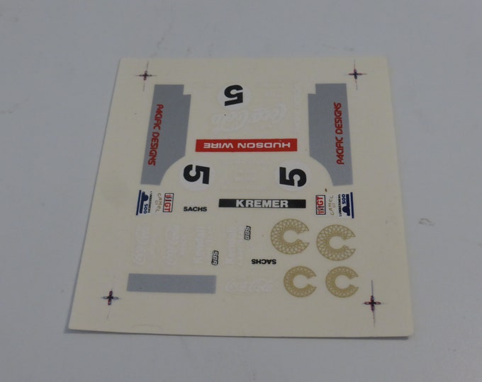 1:43 decals for Porsche 935 K3 IMSA Hudson Wire Mosport 6 Hours 1981 #5 Akin/McKitterick Record production