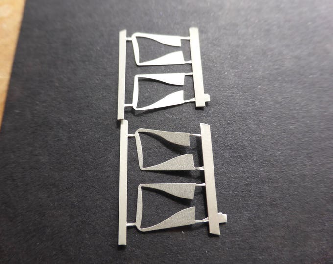 pack of 2 couples of side inlets for Ferrari 512BB-LM 1:43 scale Gemini Modelcars 43PE17