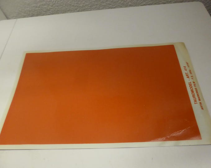 burnt orange (FS 595A-12197) waterslide decal sheet cm 20x13 Tauro Model catalogue number 414