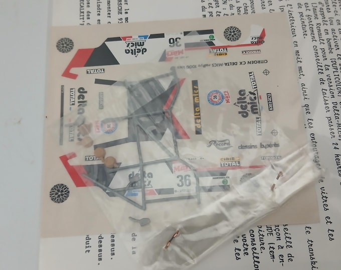 1:43 Decalkit-Record transkit for Citroen CX 2400 GTI Gr2 1000 Lakes Rally 1979 #36 "Tilber"/Luc