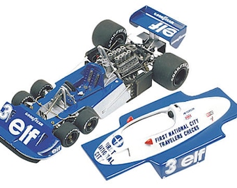 Tyrrell Ford Cosworth P34/2 F.1 Brazilian GP 1977 Peterson / Depailler TAMEO Kits TMK280 1:43 to paint and to assemble
