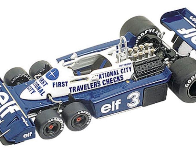 Tyrrell Ford Cosworth P34/2 F.1 Monaco GP 1977 Peterson / Depailler TAMEO Kits TMK210 1:43 to paint and to assemble