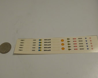 1:43 decals sheet with technical sponsors for Porsche BMW Gr2 Gr5 racing cars of the 70s/80s etc