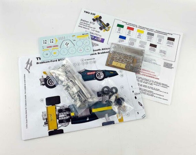 Brabham Ford Cosworth BT33 F.1 South African GP 1970 winner Jack Brabham Tameo Kits TWU030 to assemble and paint