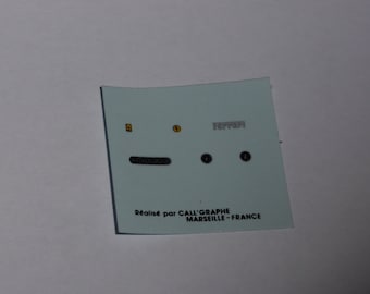 original Annecy decals for road going Ferraris of the 60s 250 GT California etc 1:43
