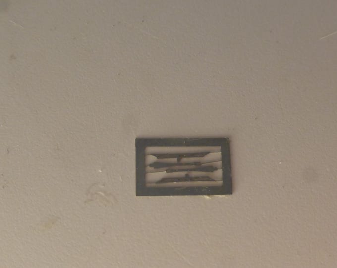 photoetched 1:43 scale small windscreen wipers for sportscar and racing cars