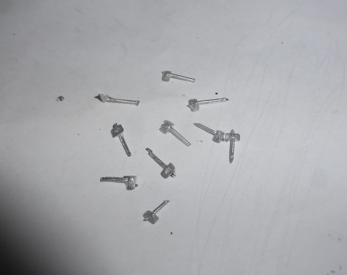 1:43 white metal small side mirrors for rally and racing cars (pack of 10 pcs) Racing43 RA35