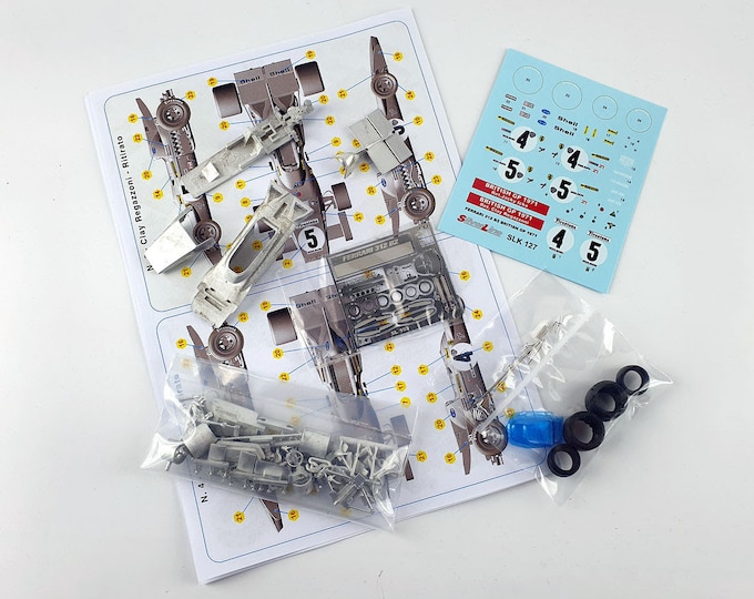Ferrari 312 B2 Formula 1 British GP 1972 Jacky Ickx or Clay Regazzoni TAMEO Kits SLK127 1:43 to paint and to assemble
